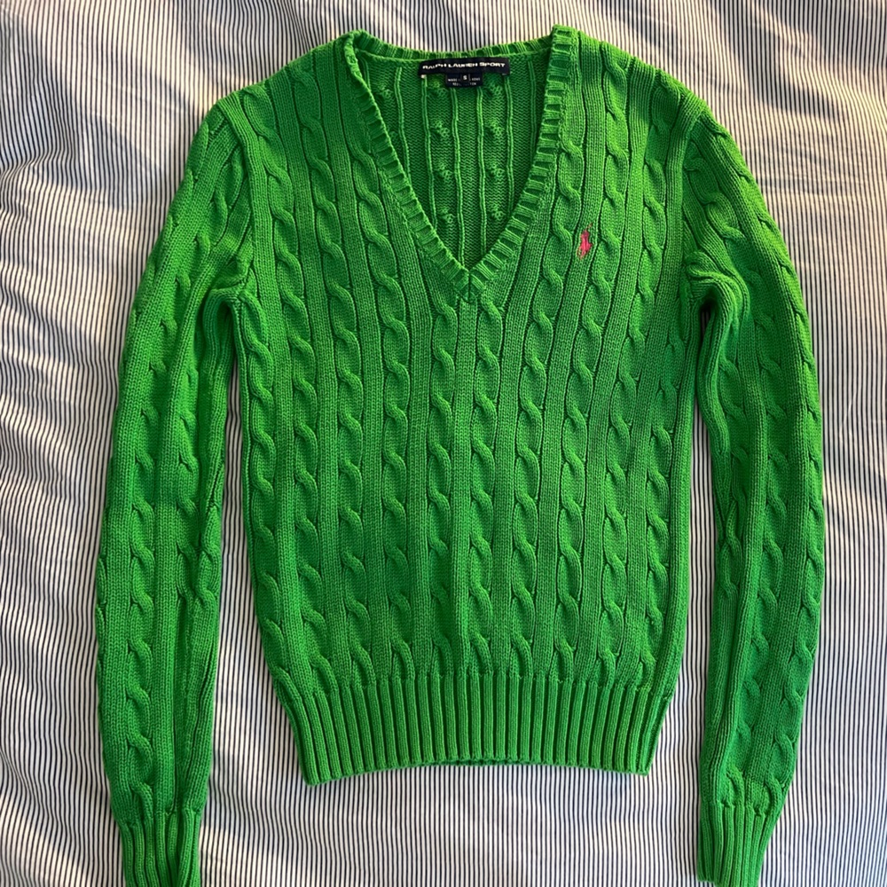 Vintage green Ralph Lauren sweater